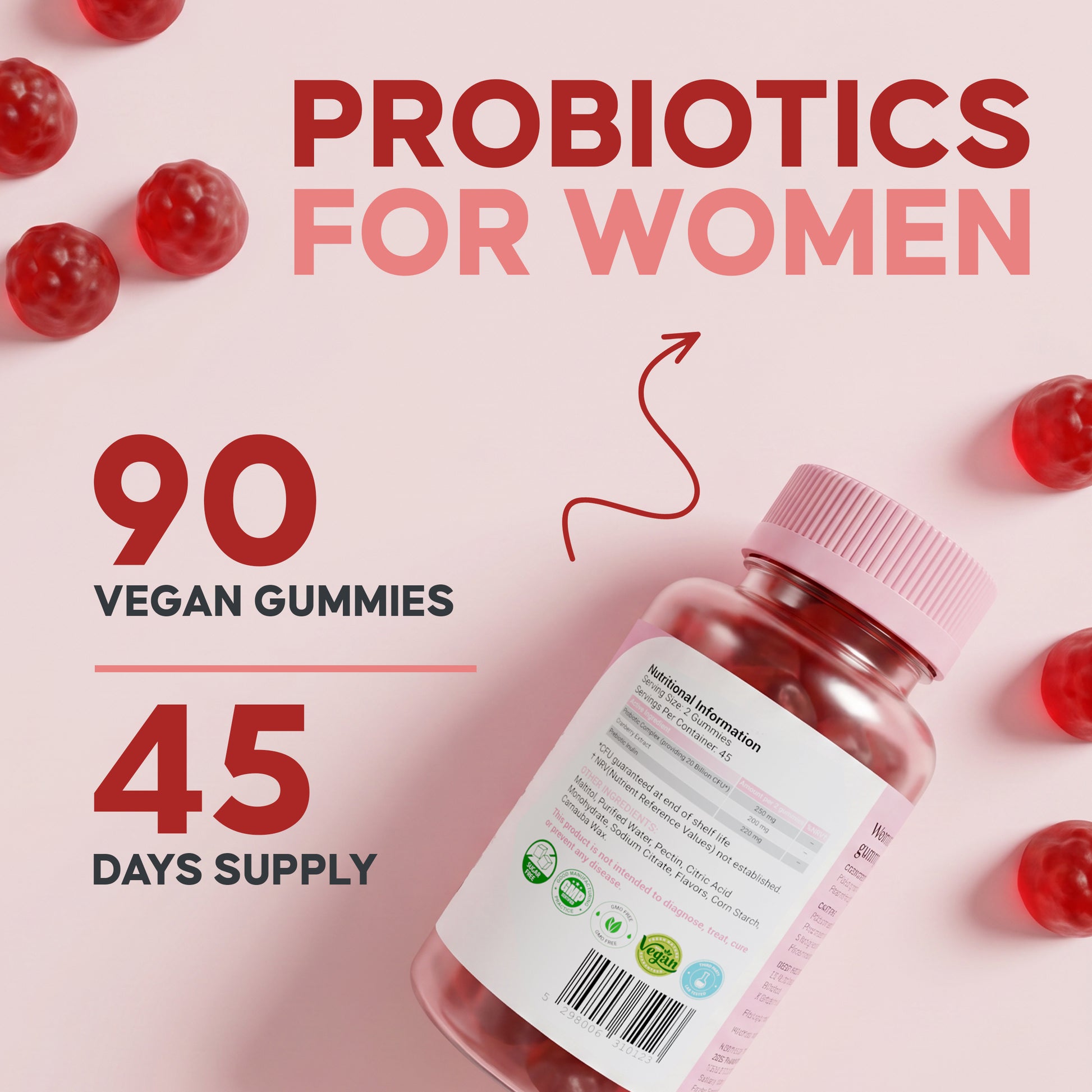 Women's Probiotic Gummies 