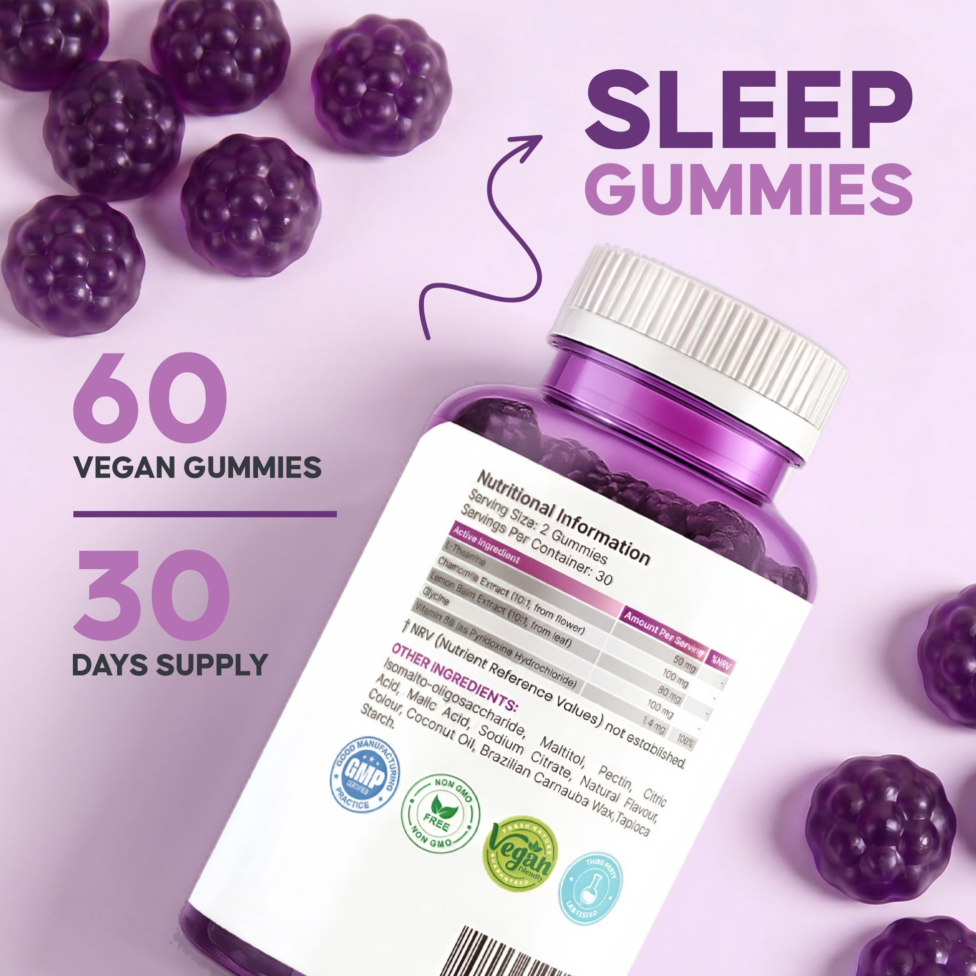 Sleep Gummies for Men & Women 