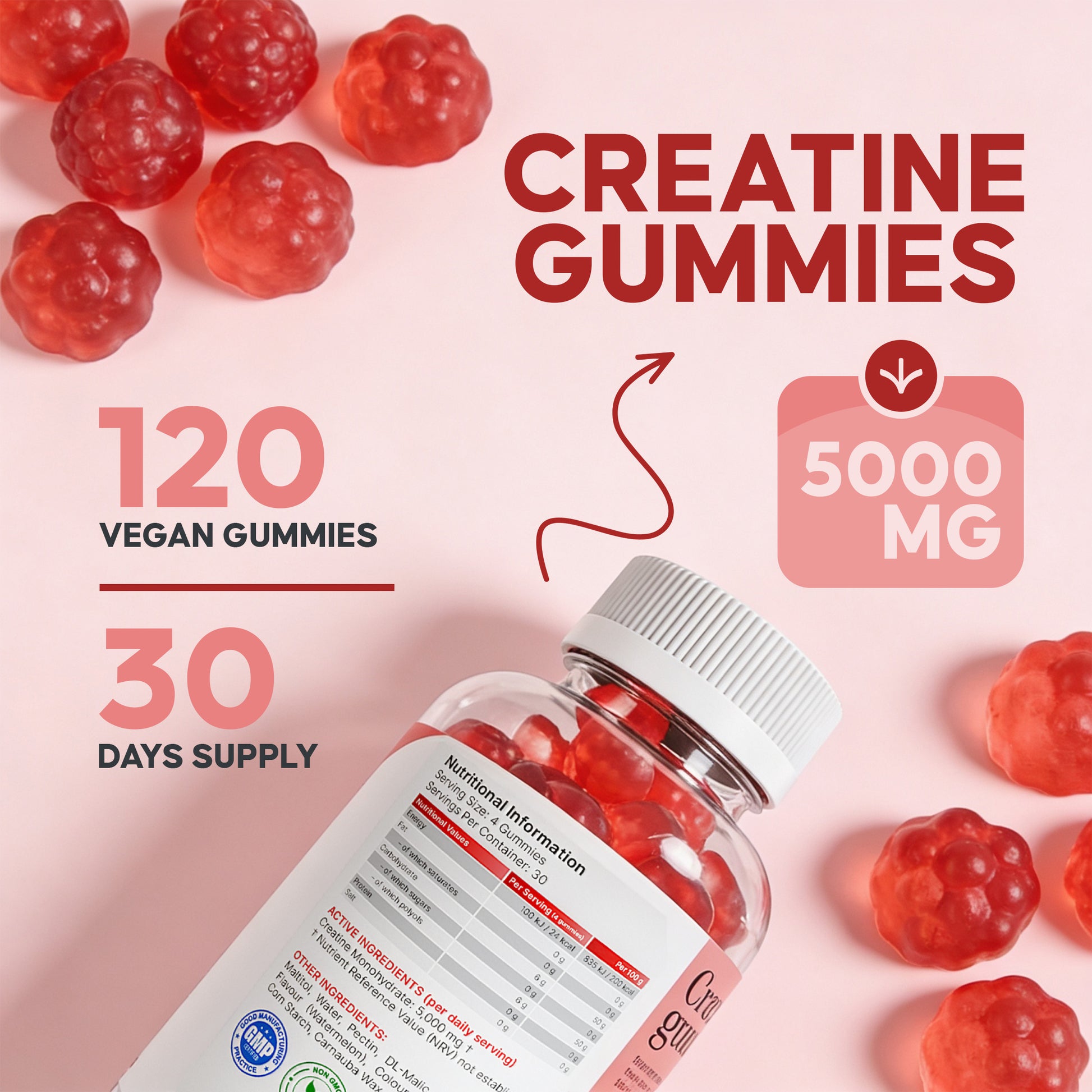 Creatine Monohydrate Gummies 5g