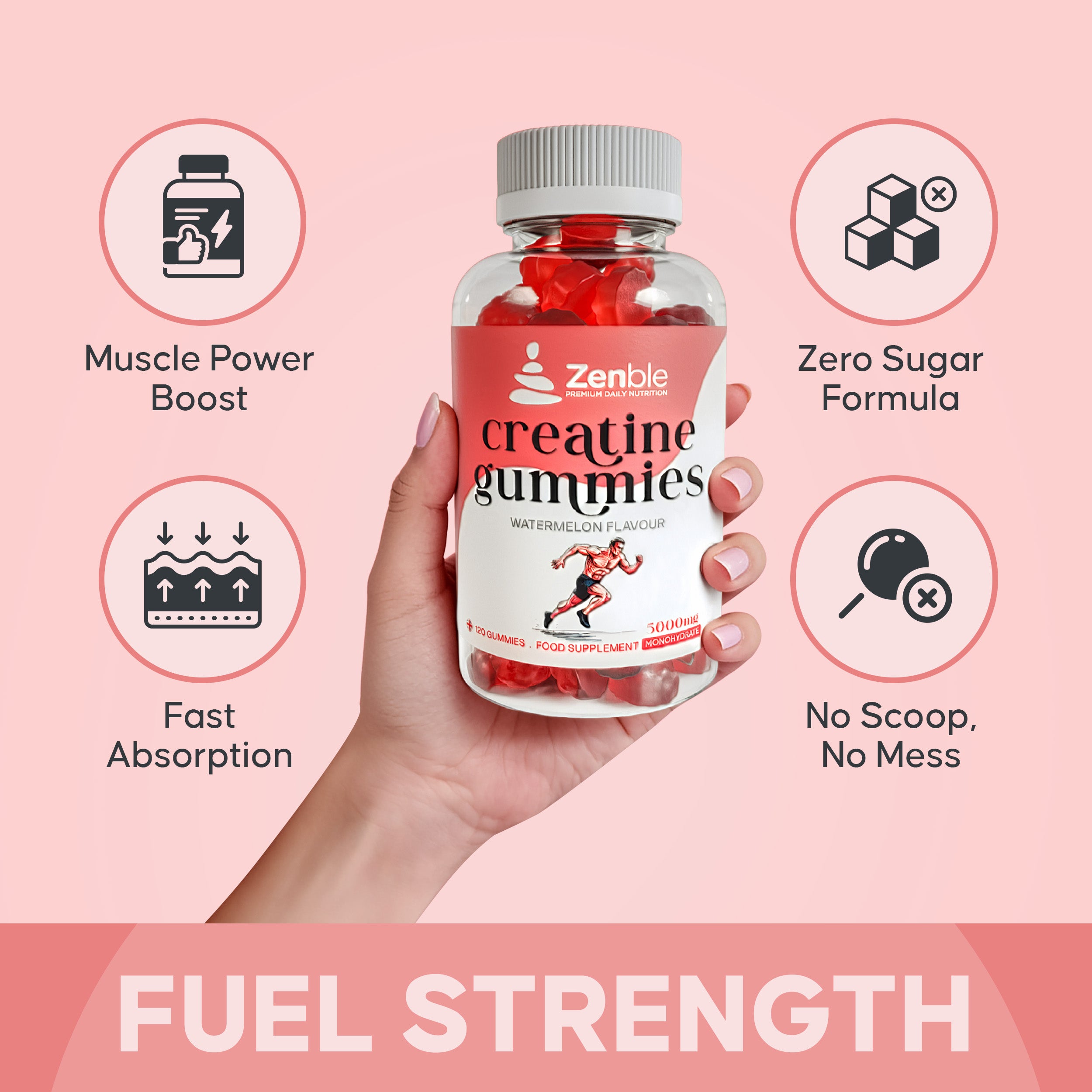 Creatine Monohydrate Gummies 5g