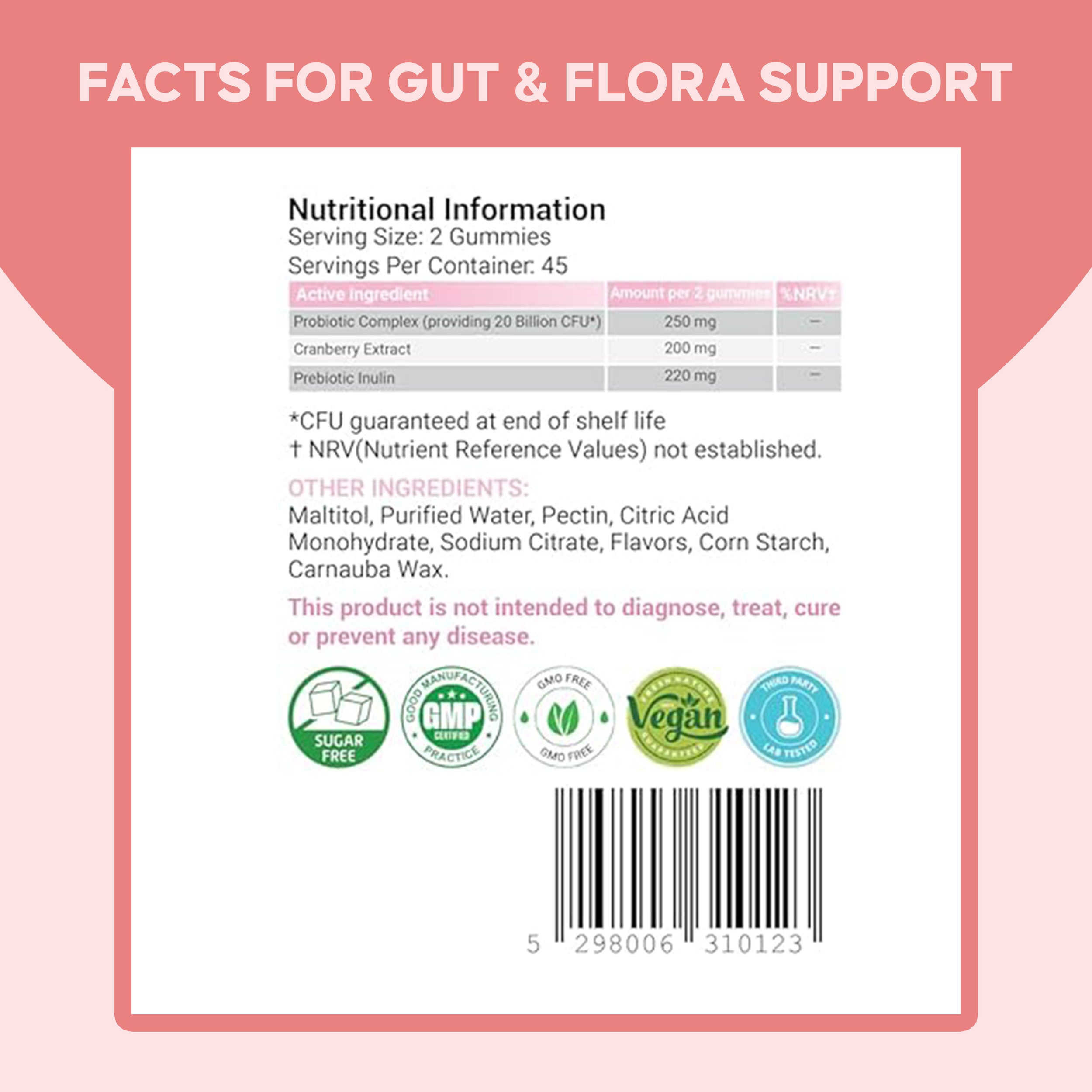 Women's Probiotic Gummies 